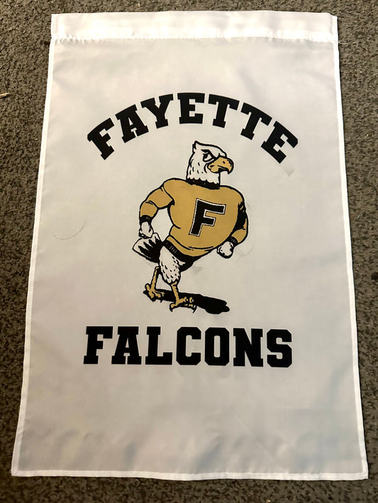 Fayette Falcons garden flag.