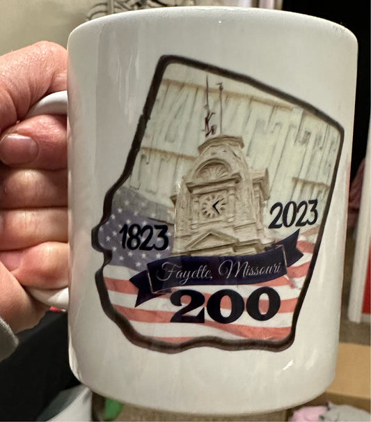 Fayette Mo Bicentennial Commemorative Mug
